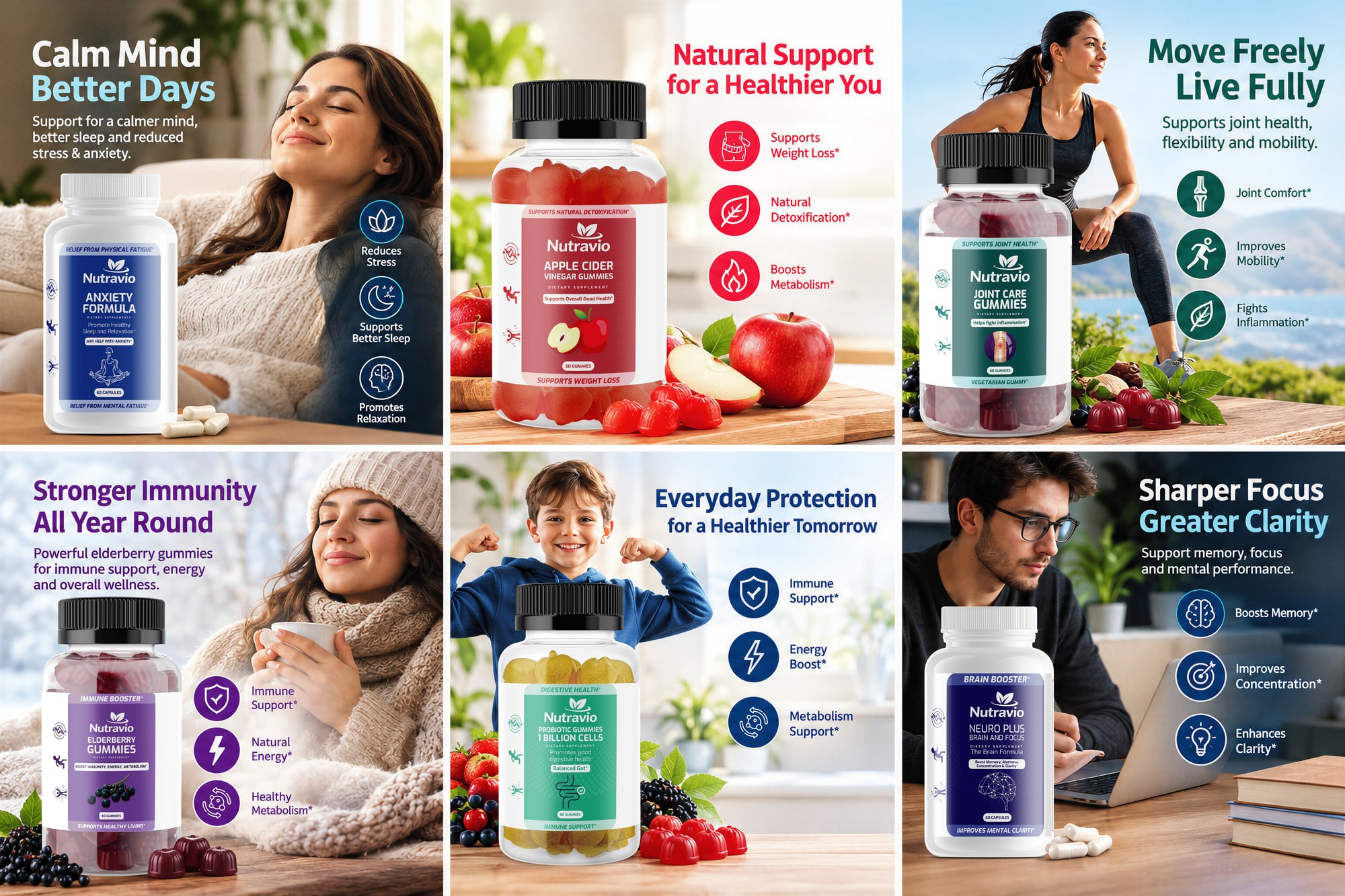 Nutravio product benefit creative